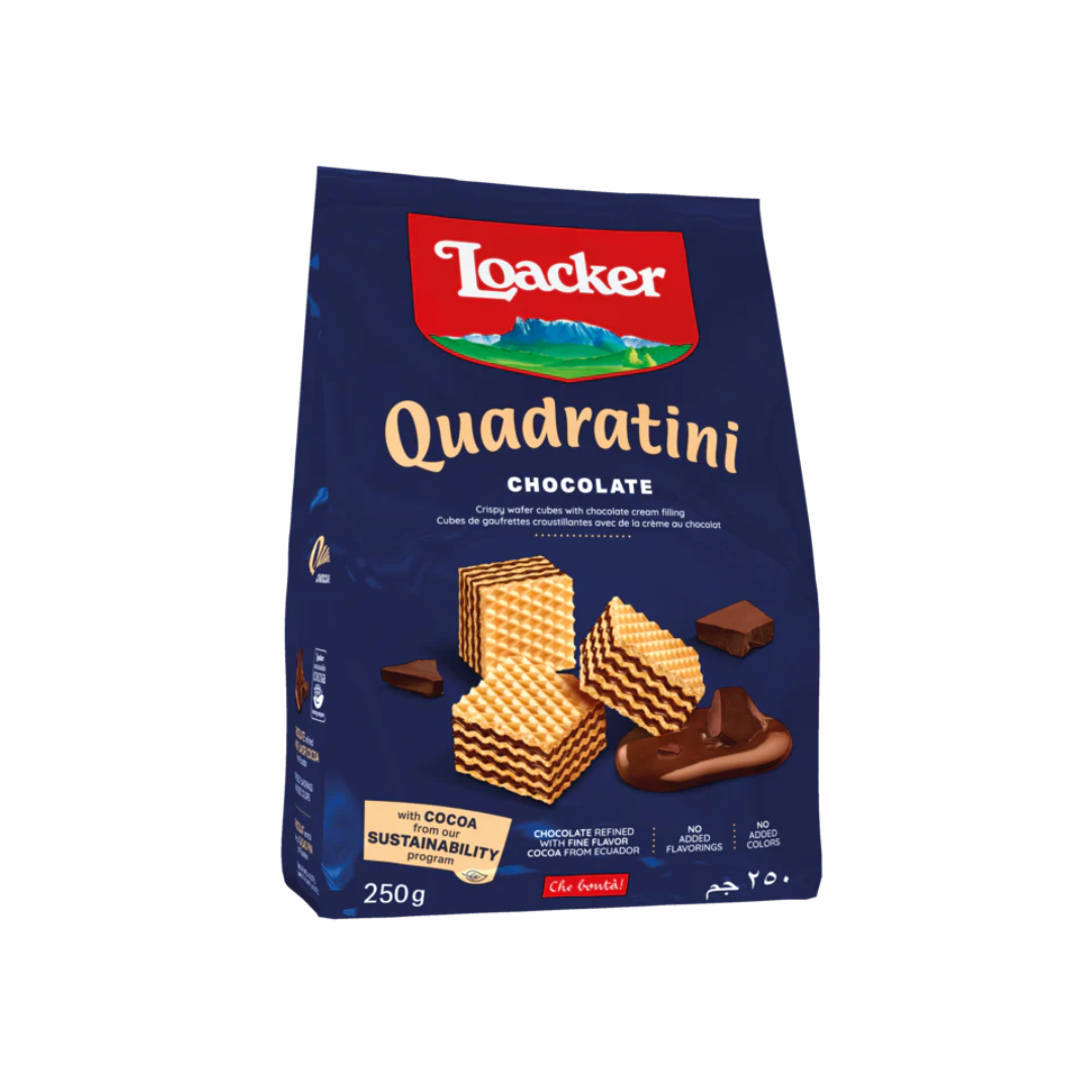 Loacker Quadratini Classic Cremekakao 250g