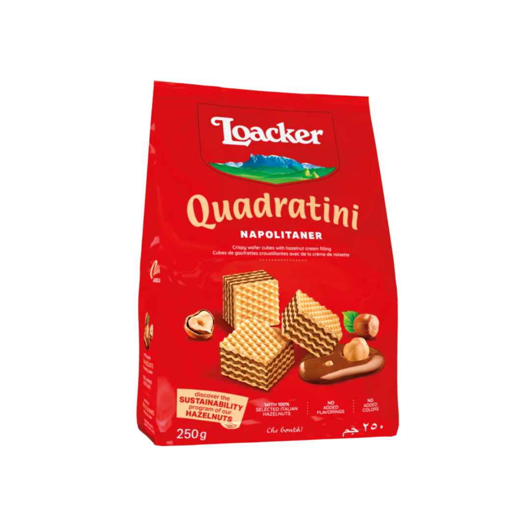 Loacker Quadratini Classic Napolitaner 250g