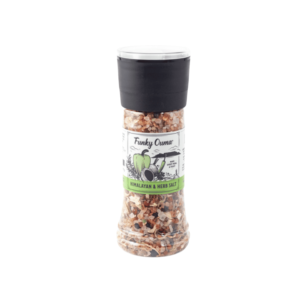 Funky Ouma Mini Grinder - Himalayan & Herb Salt