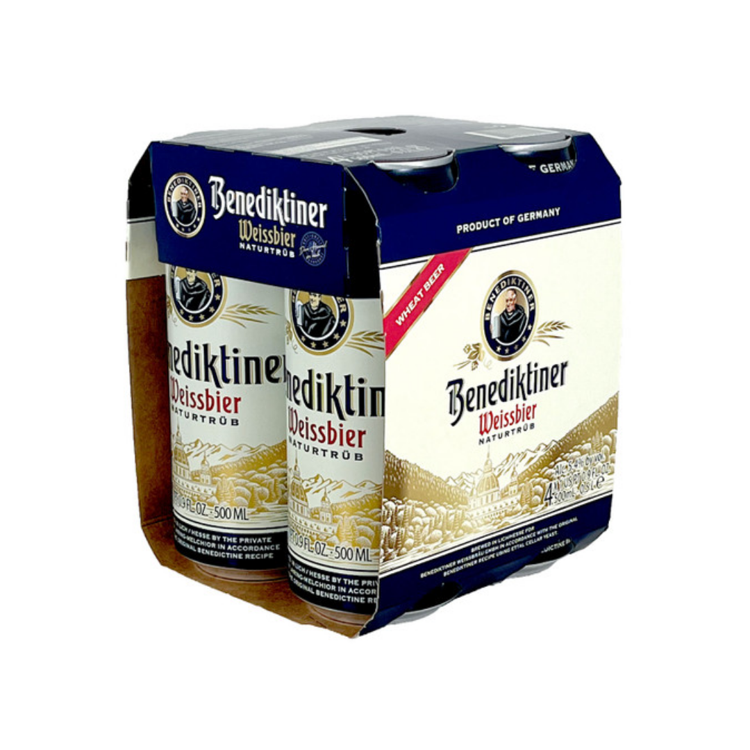 Benediktner Weissbier 500ml 4-pack