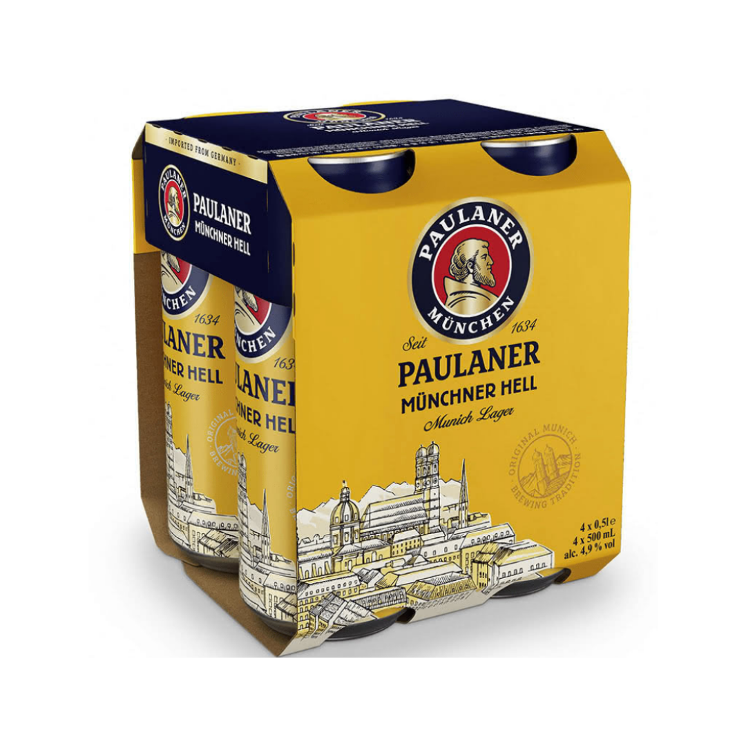 Paulaner Münchner Hell 500ml 4-pack