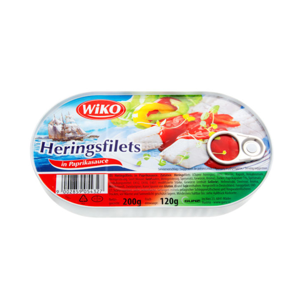 Wiko Heringsfilets in Paprika Sauce 200g