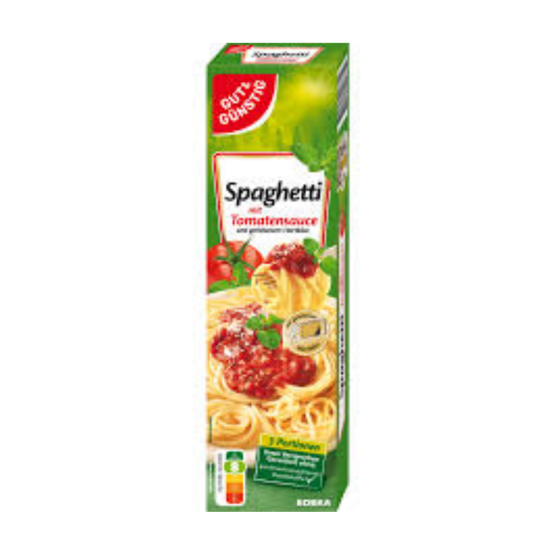 Gut & Günstig Spaghetti mit Tomatensauce