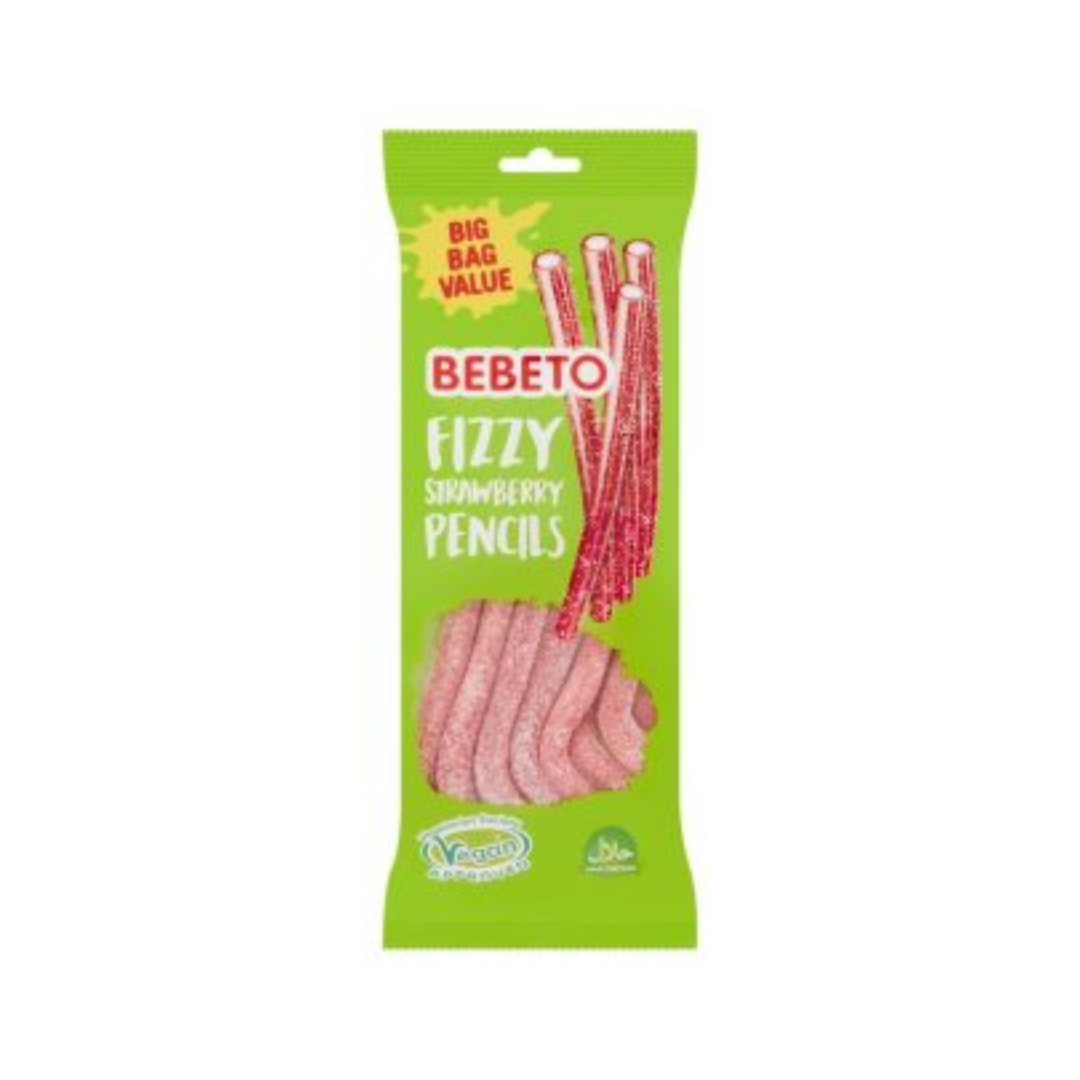 Bebeto Fizzy Strawberry Pencils