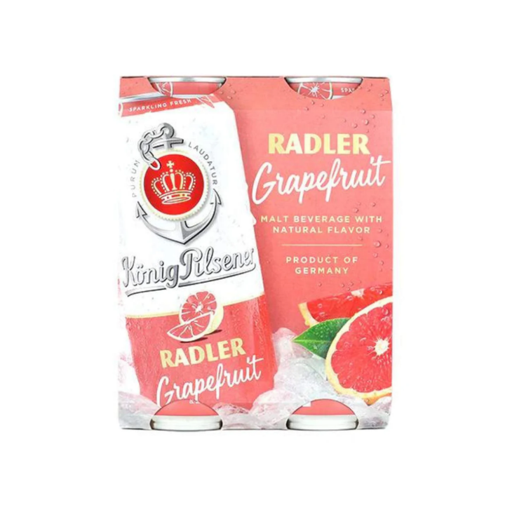 Konig Pilsener Radler Grapefruit 500ml 4-pack