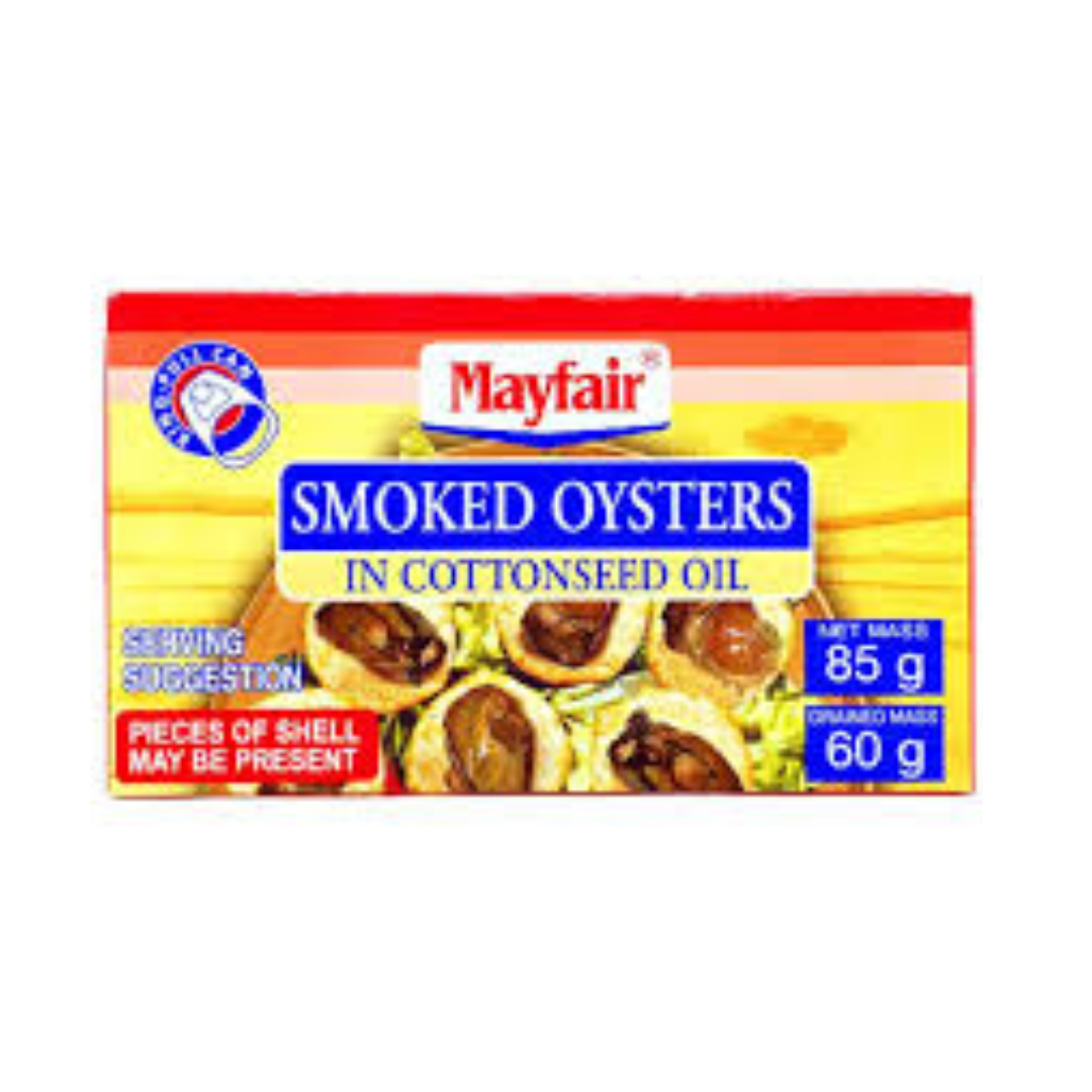Mayfair Smoked Oysters in Cottonseed Oil 85g