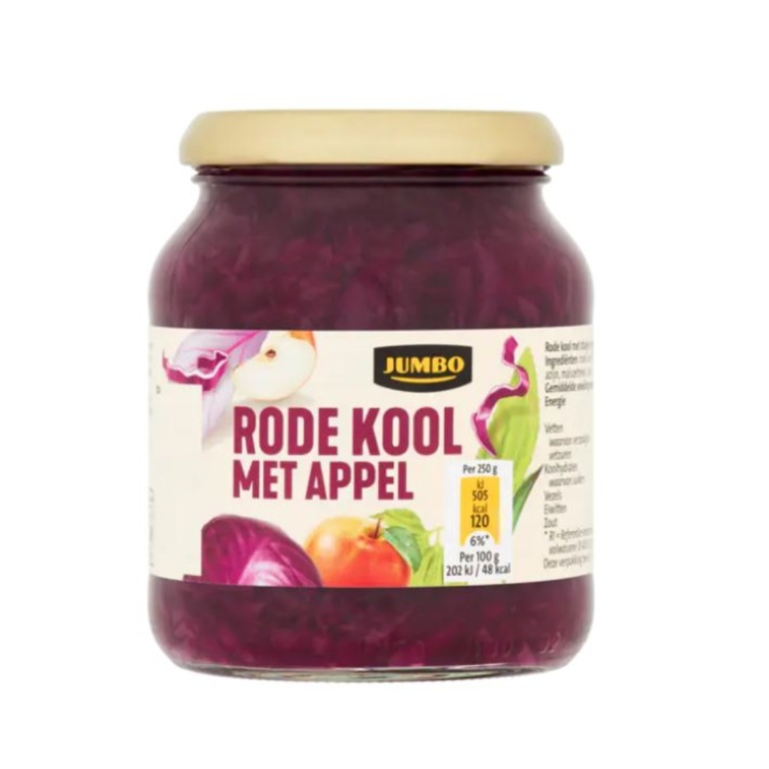 Jumbo Rode Kool met Appel 680g